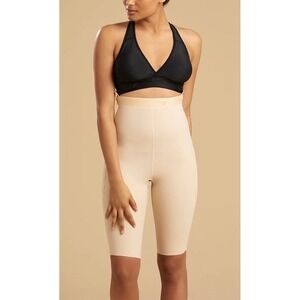 Marena Recovery High-Waist Girdle LGS Compression Short NWT Beige Medium